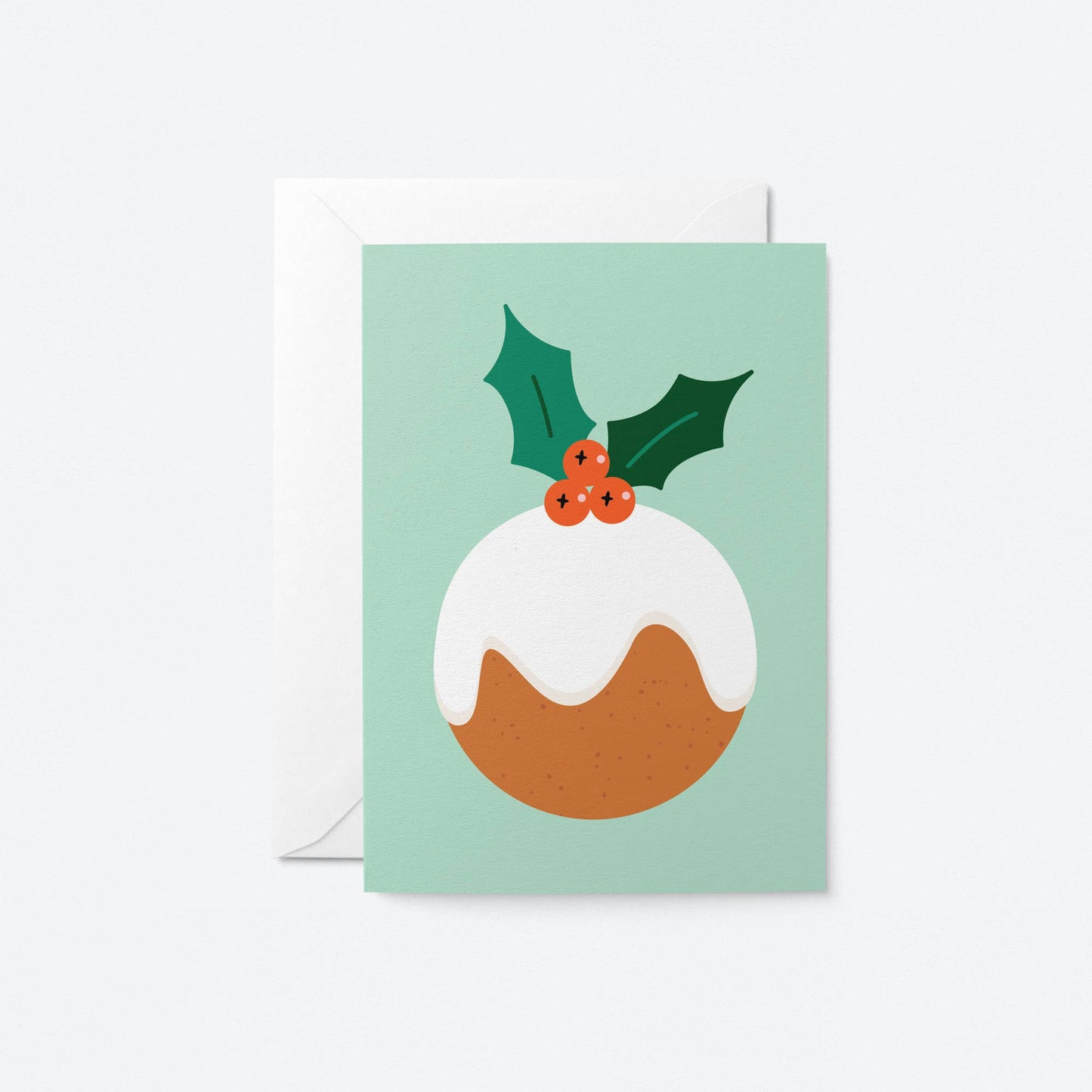 Christmas Pudding - Greeting Card - Holiday card: Cello free