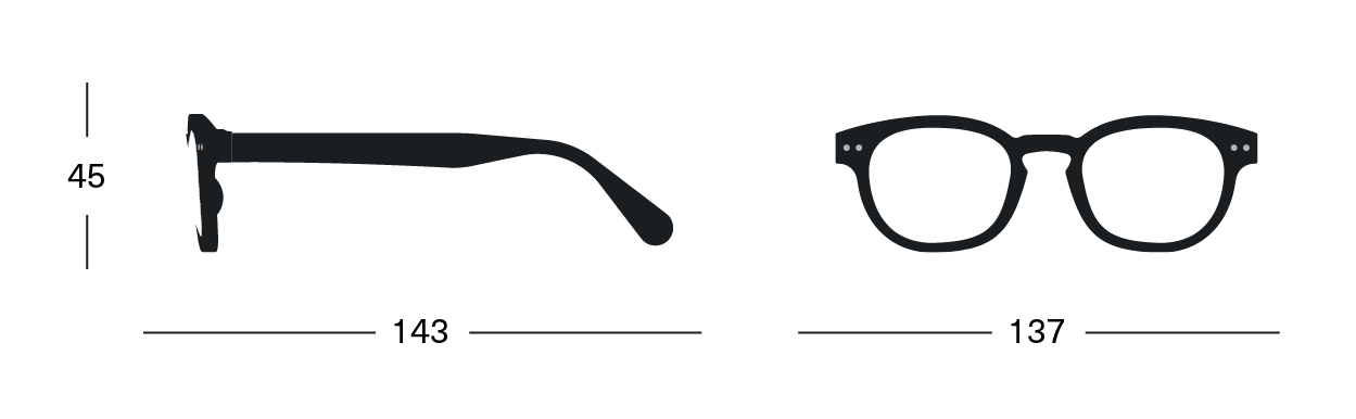Reading Glasses 'Blue Tortoise' #C