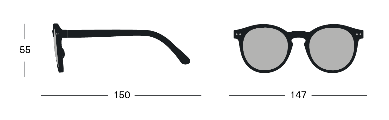 Sunglasses ‘Glossy Ivory’ #M