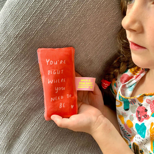 You're Right Where You Need To be Sensory Palm Bag