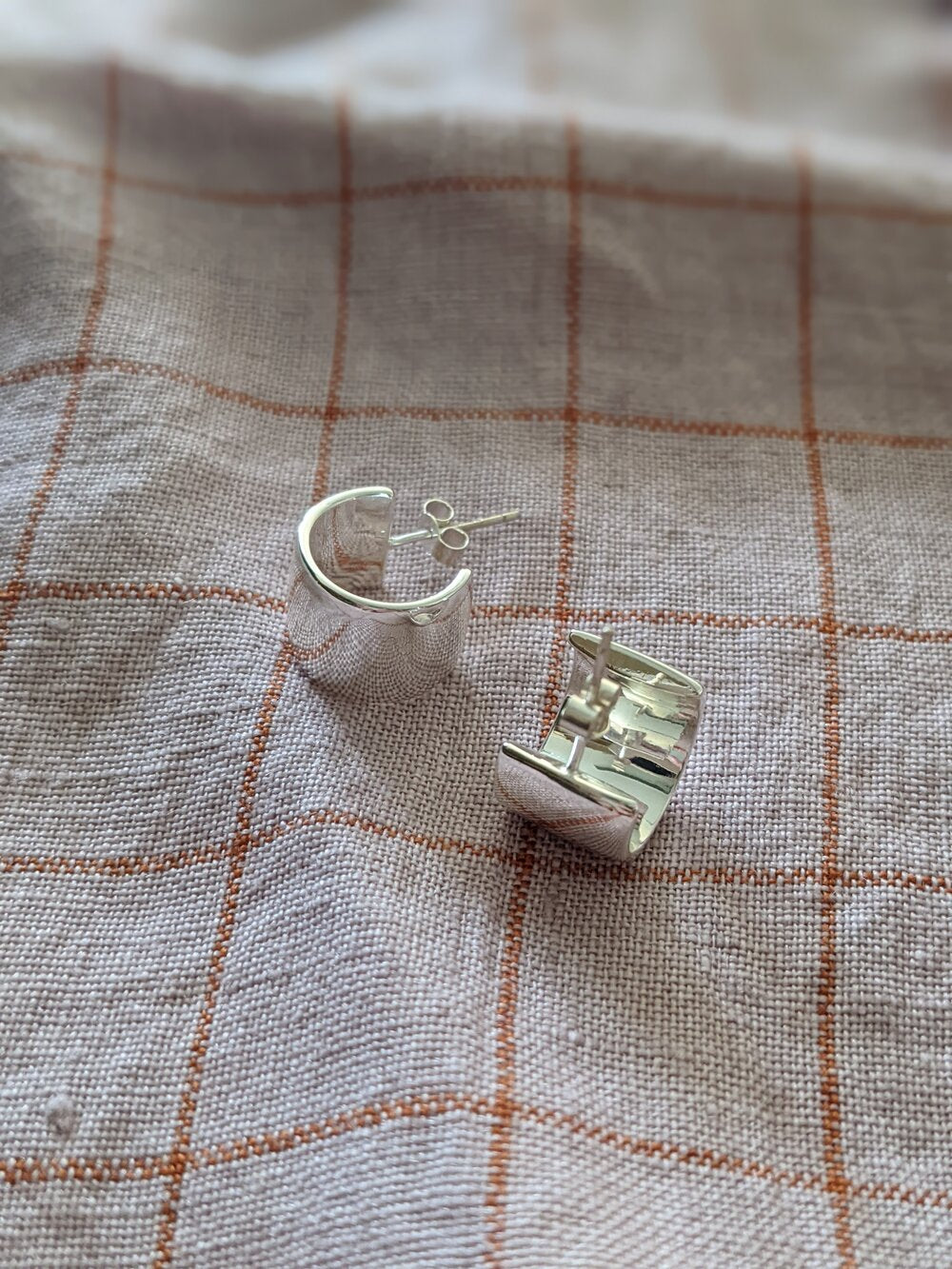 The Every Space Alice silver cuff earrings by Roake Studio