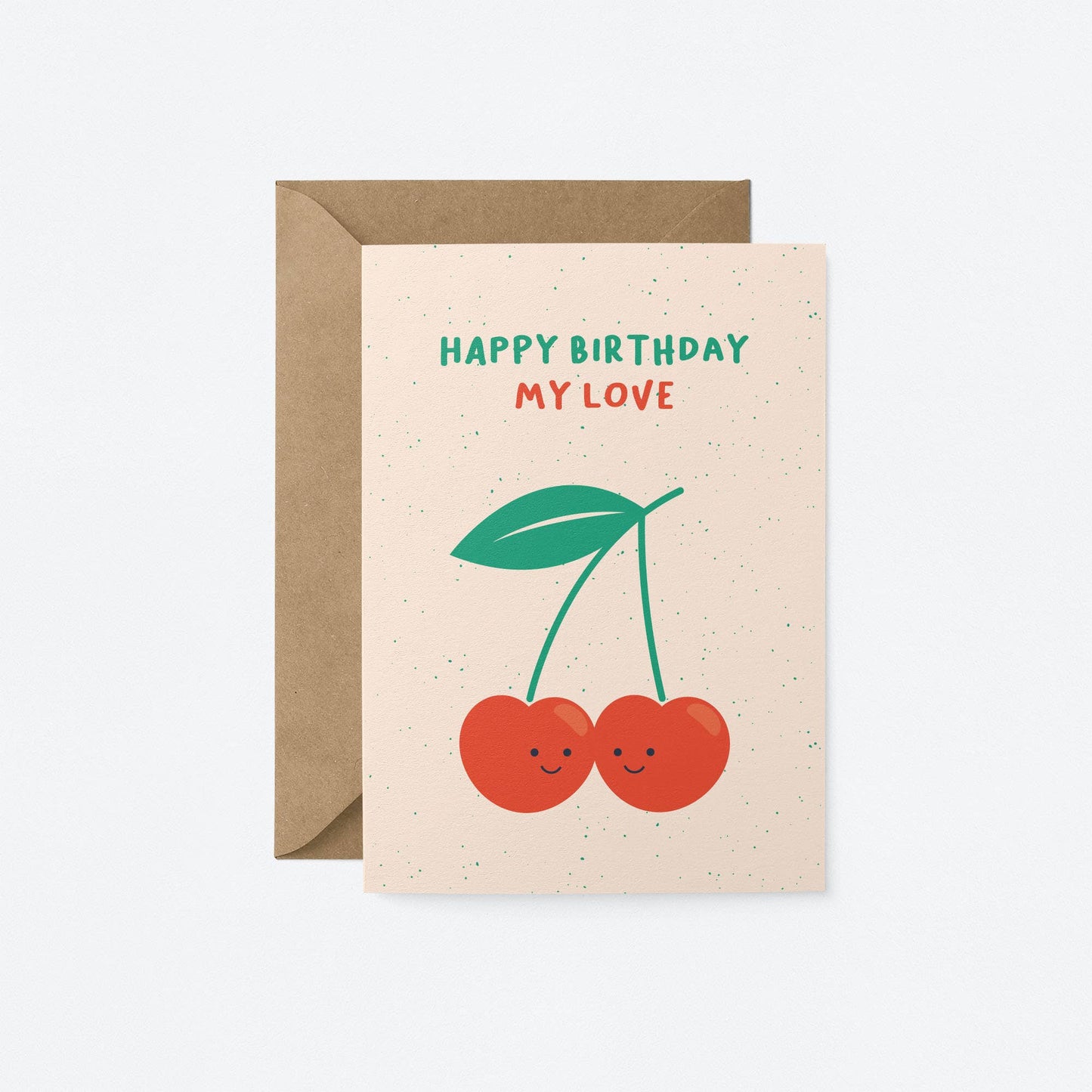 Happy birthday my love - Greeting Card: Cello free / English