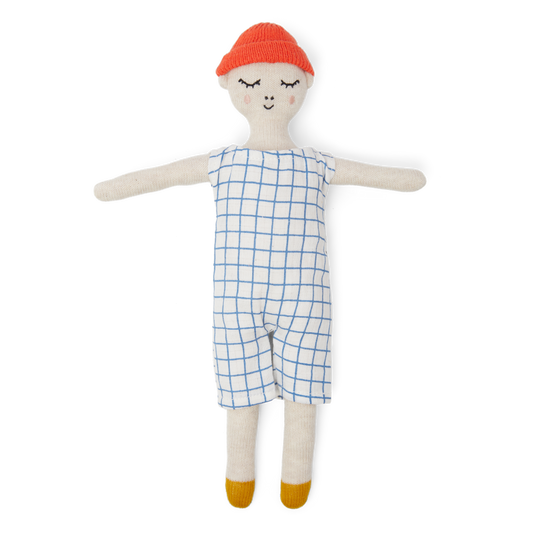 Buddy Grid - Cotton Knit Doll