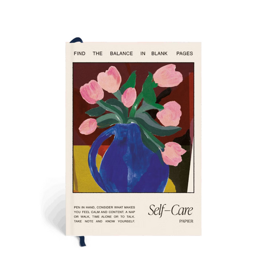 Tulip Vase Wellness Journal for self-care by Papier UK
