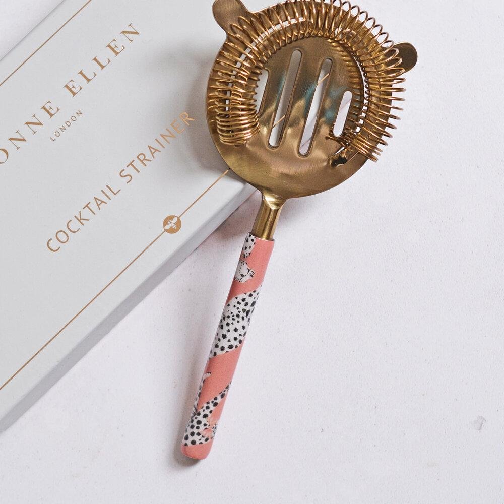 Cheetah Cocktail Strainer