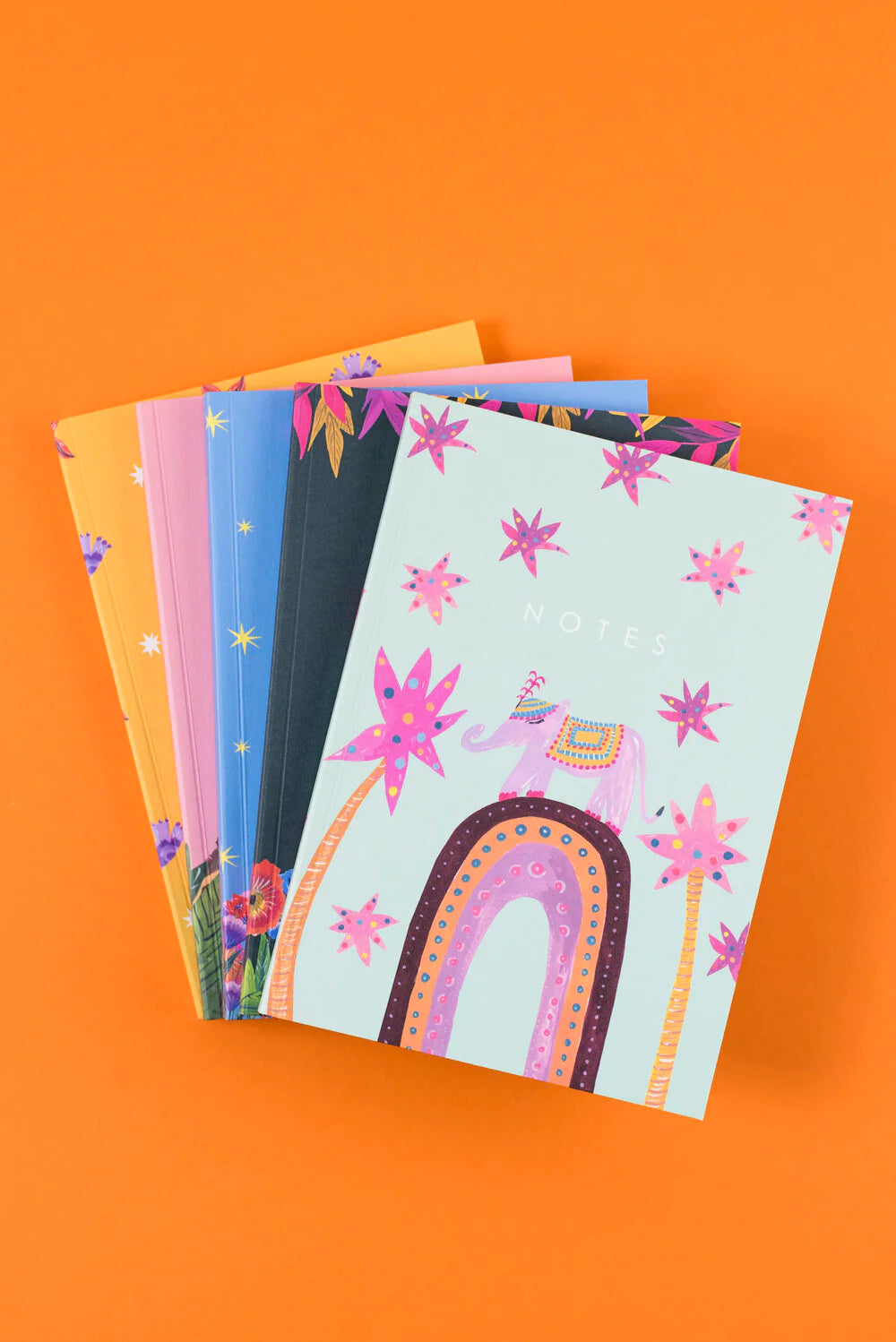 Hutch Cassidy | Elephant On Rainbow Notebook
