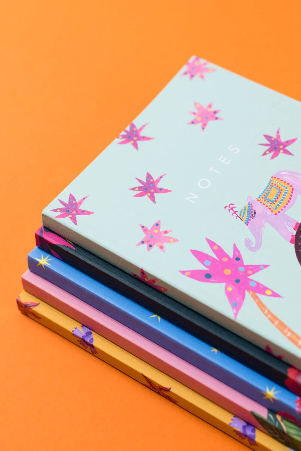 Hutch Cassidy | Elephant On Rainbow Notebook