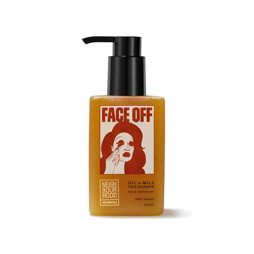 The Every Space oil to milk Face Off face cleaner and make-up remover by Neighbourhood Botanicals for all skin types