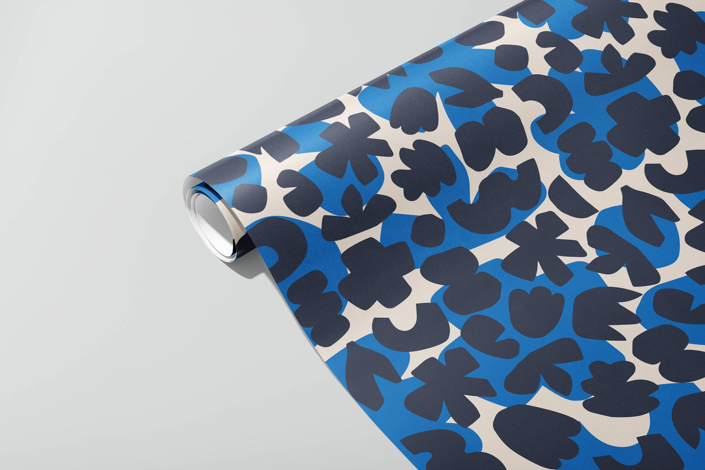Wildflowers Gift Wrap Sheet | Wrapping Paper | Blue