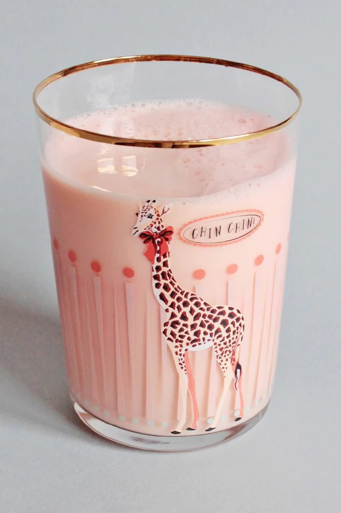 Giraffe Hi Ball Glass 'Cocktail Hour'