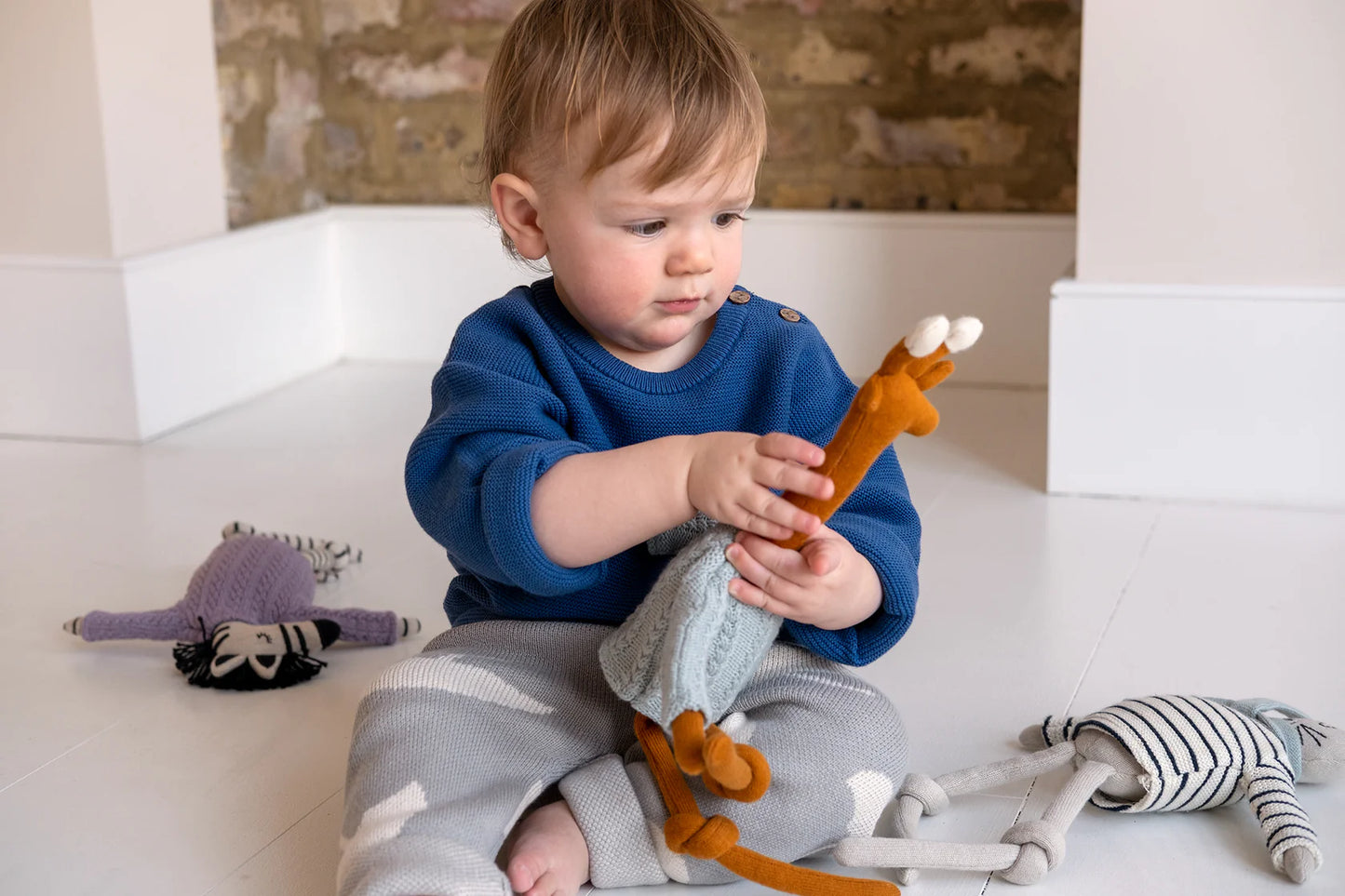 Giraffe Ragdoll in Blue