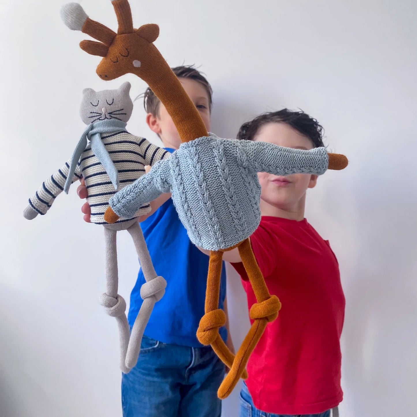 Giraffe Ragdoll in Blue
