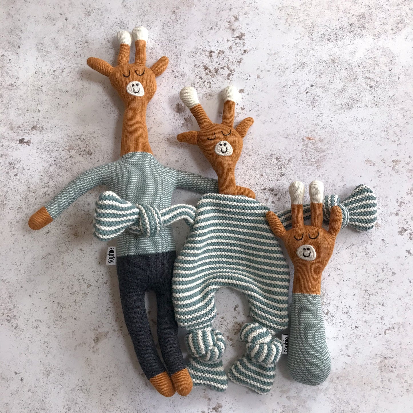 Giraffe Soft Toy in Blue
