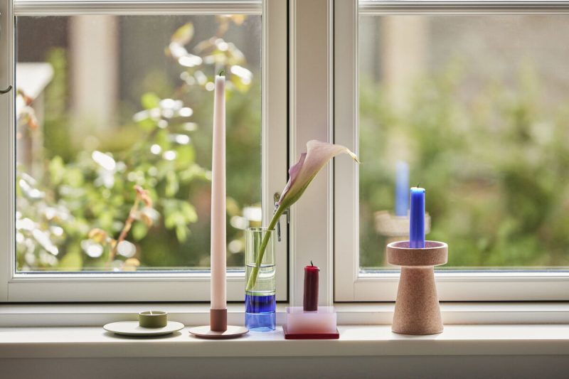 Glade Candle Holder Rose
