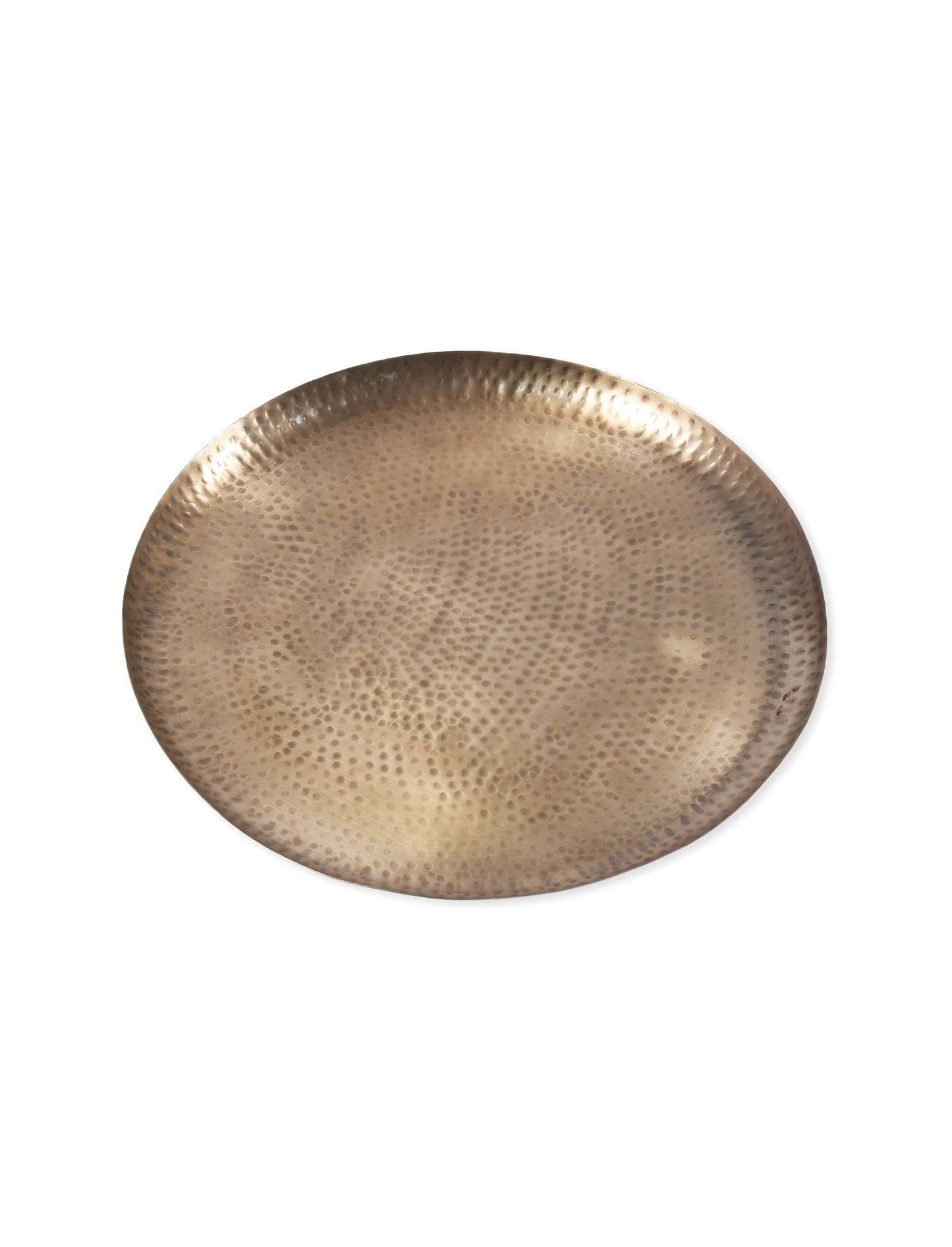 Hammered Brass Tray