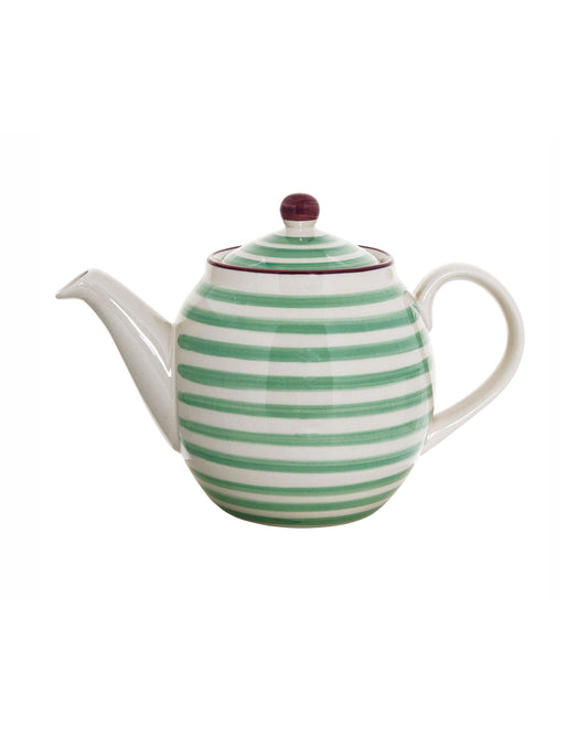 Patrizia Teapot in Green Stoneware