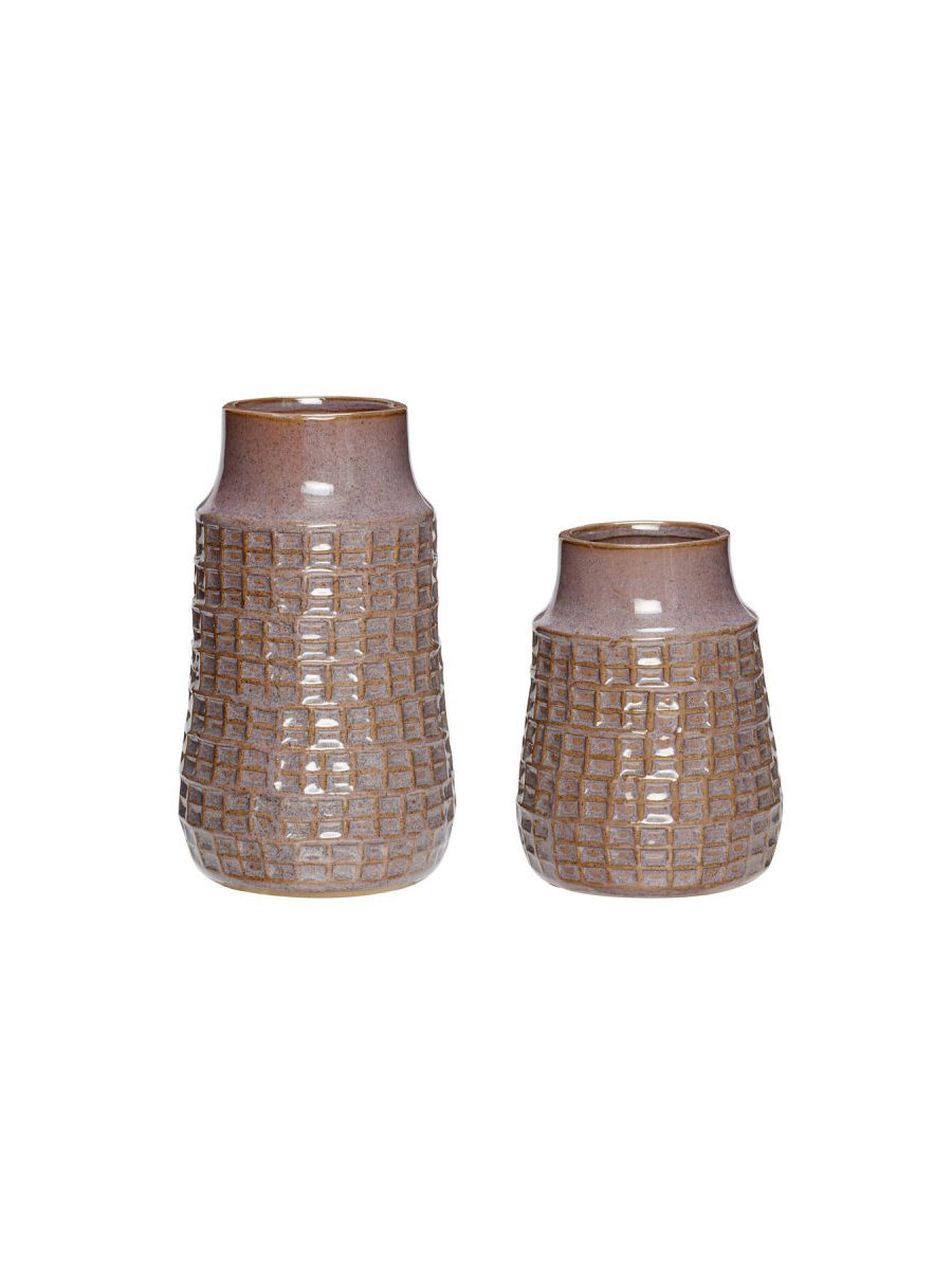 Grid Vase Lilac