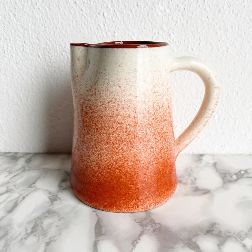 Large 'Spray' Jug in Terracotta