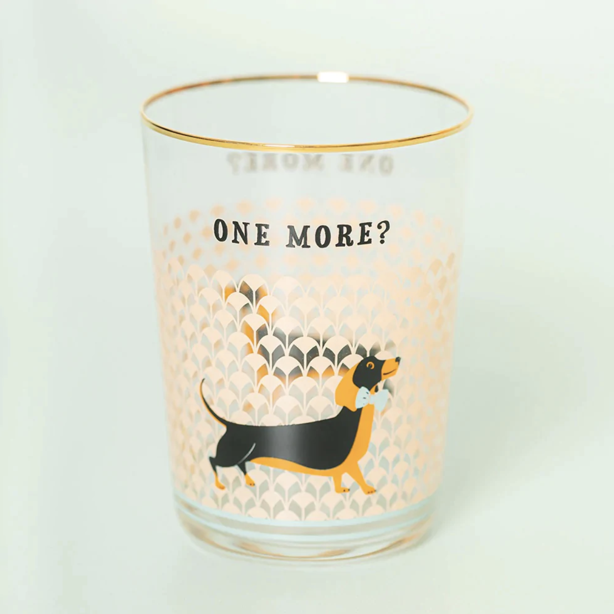 Sausage Doggie Hi-Ball Glass