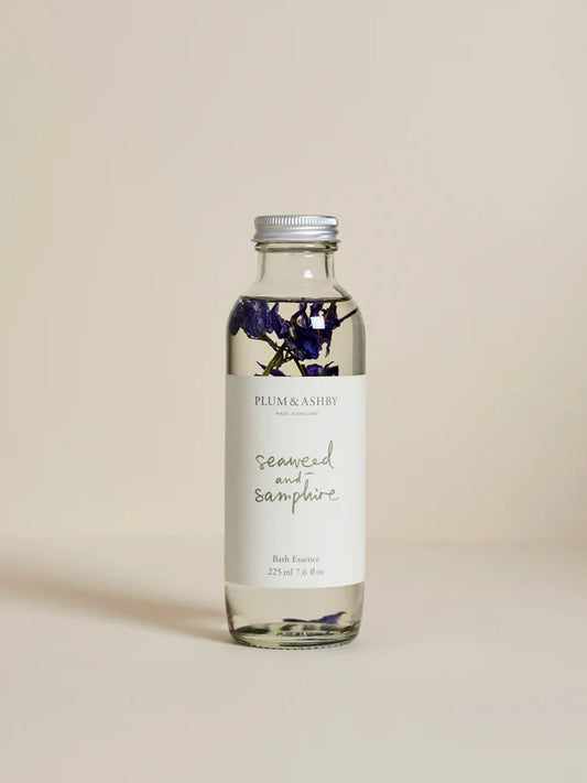 The Every Space Seaweed and Samphire Bath Essence enriched with natural coconut oil by Plum & Ashby