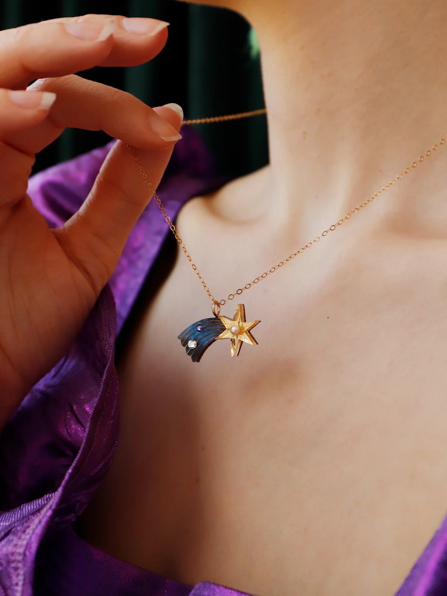 Shooting Star Necklace