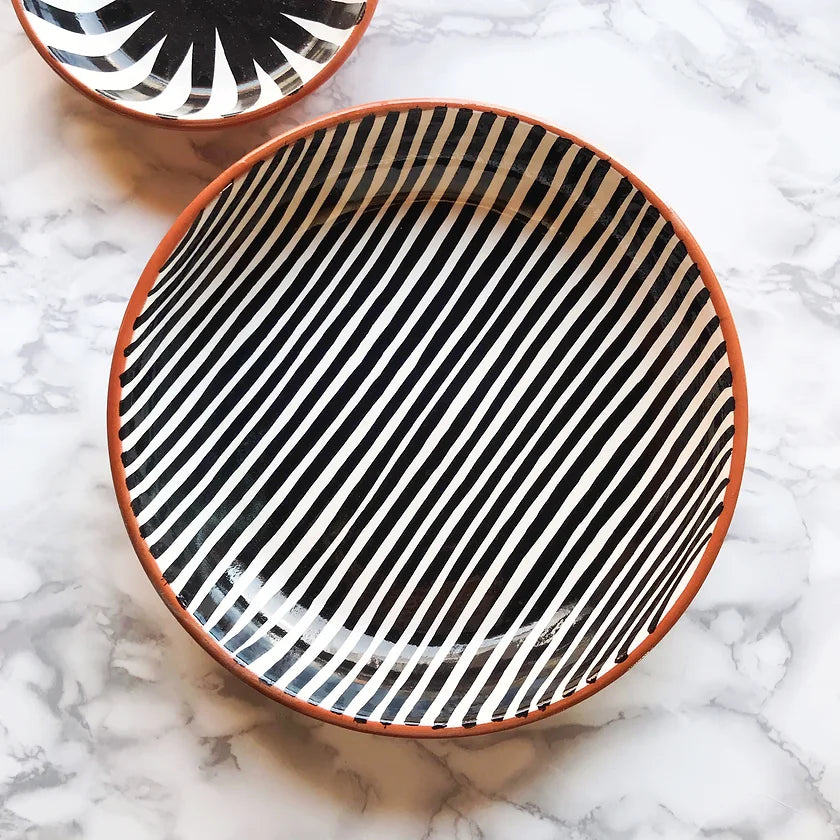 Large 'Stripe' Bowl in Black