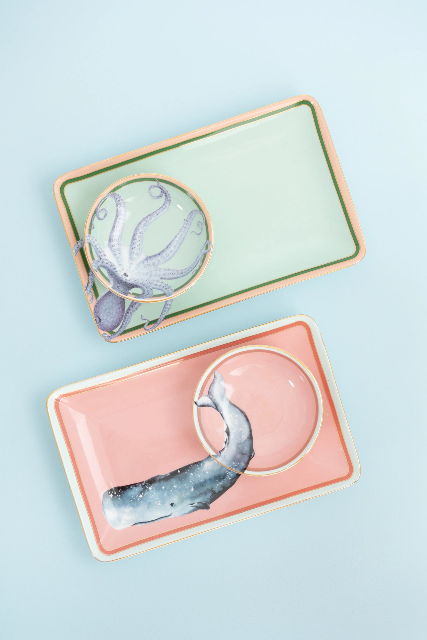 Sushi Set with Dip Bowls