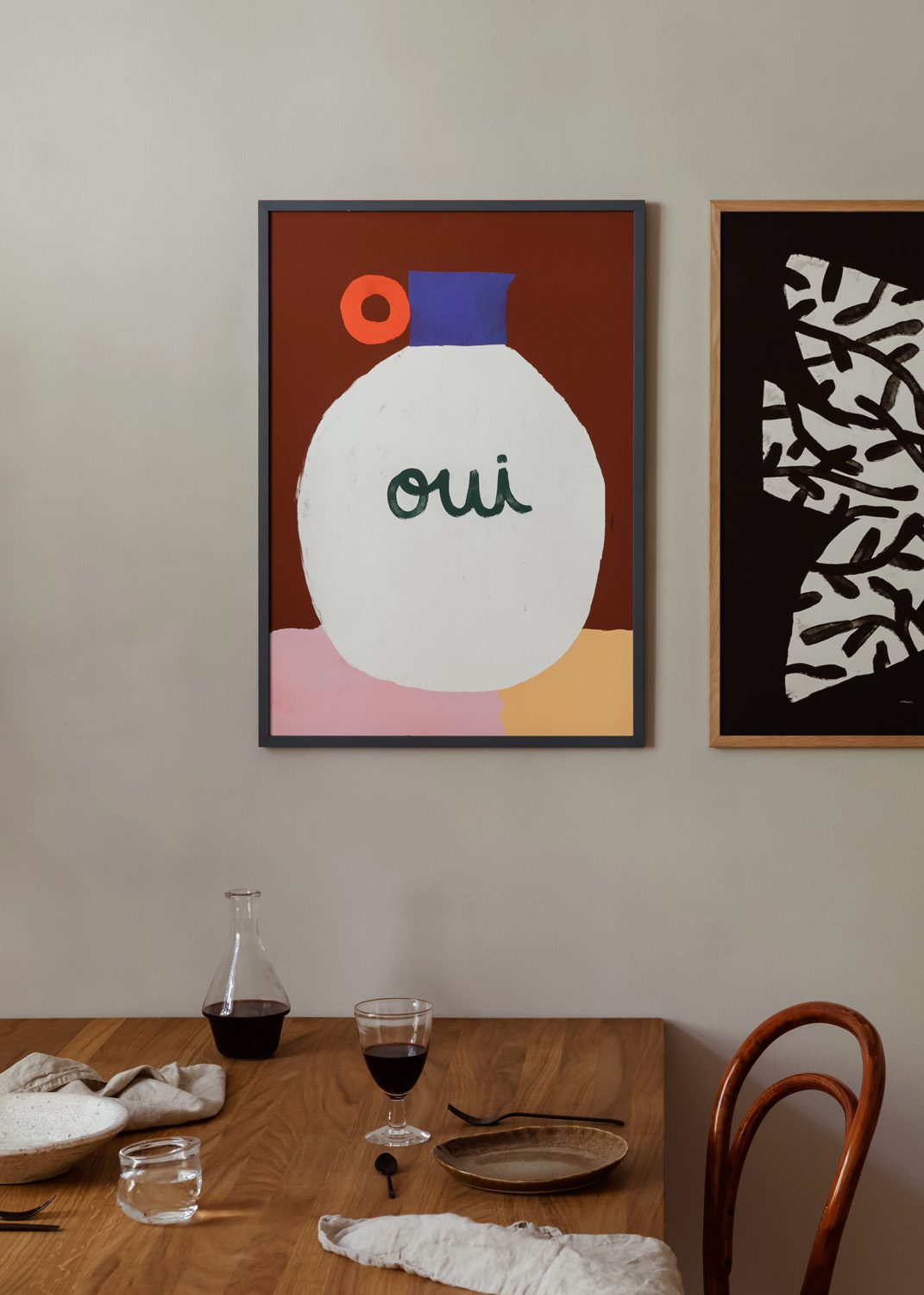 Vase Oui Print by Mattias Larraín