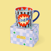 Geo Legend mug by Eleanor Bowmer, further view