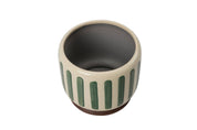 Indoor Pot | Green Stripe