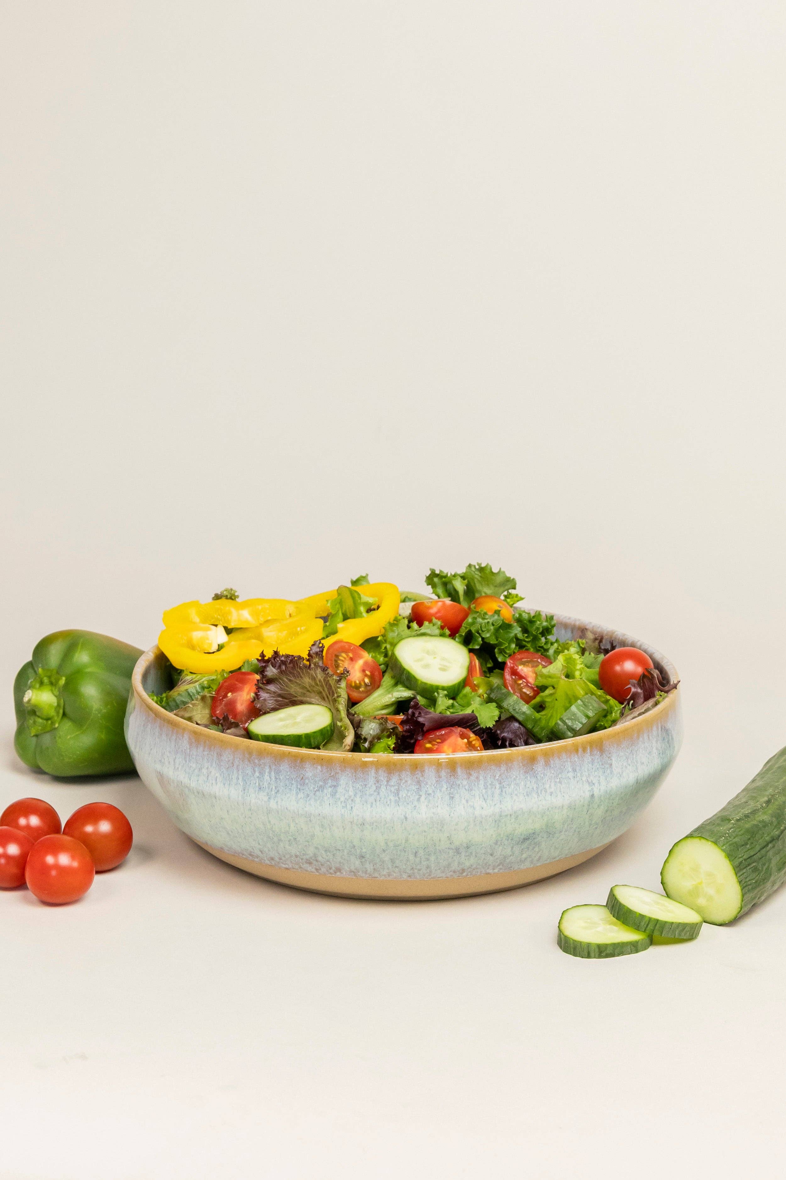 Tejo large handmade ceramic bowl, further view