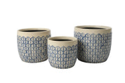 Crème Geo Plant Pot