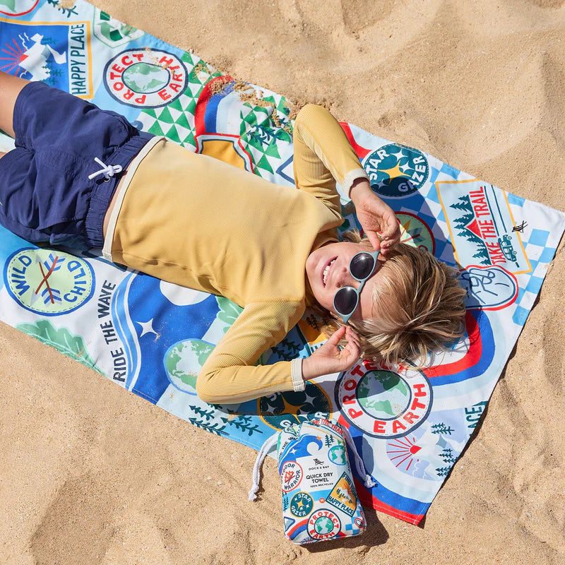 Dock & Bay Quick-Dry Kids Beach Towel | Into the Wild