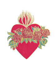 Flaming Heart Greeting Card