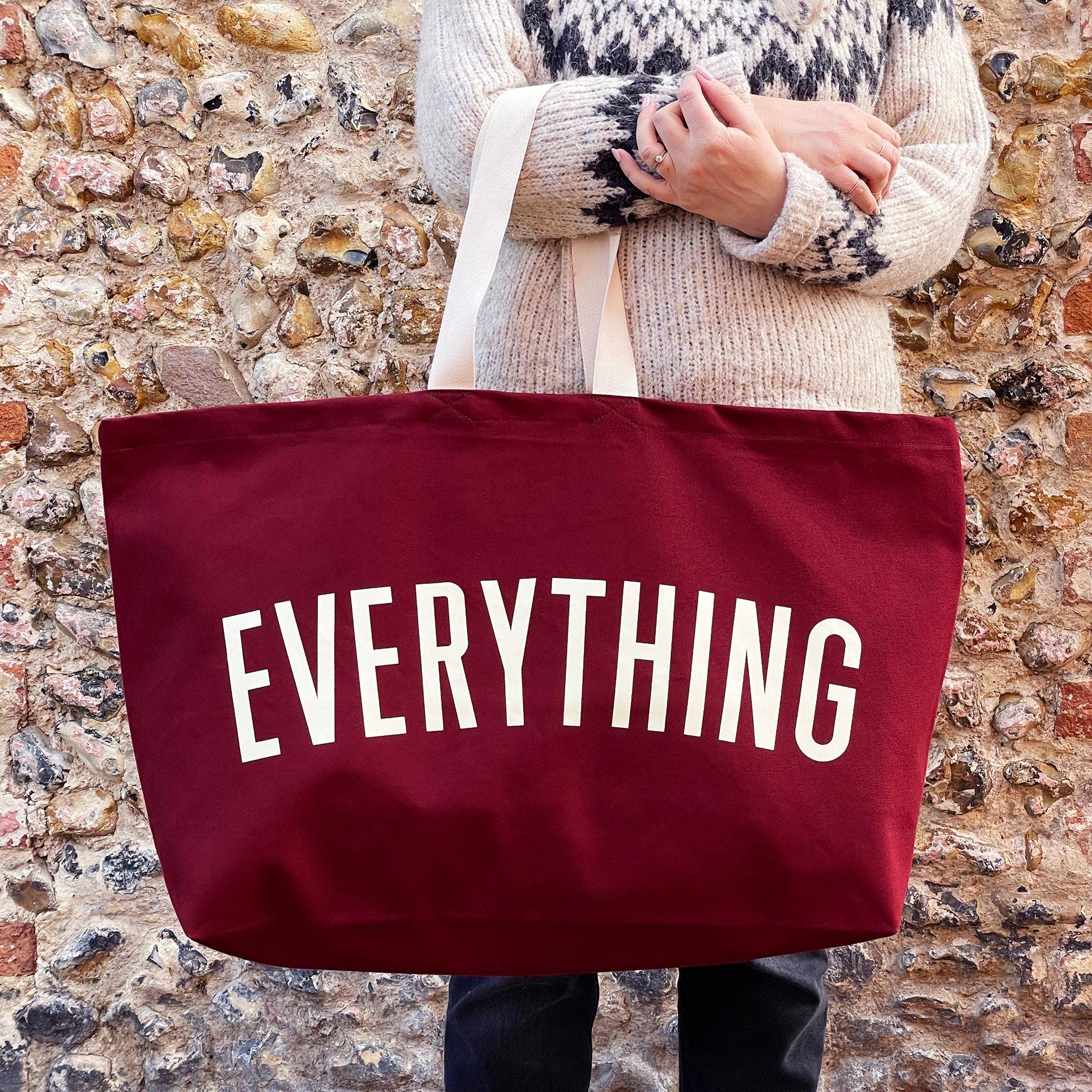 Everything | Burgundy REALLY Big Bag
