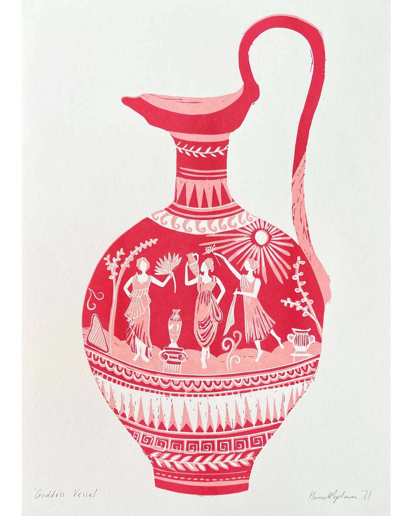 Goddess Vessel | A3 Print