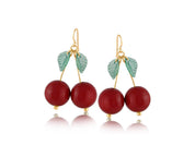 SAVANNA CHERRY DROP EARRINGS