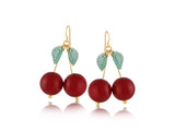 SAVANNA CHERRY DROP EARRINGS