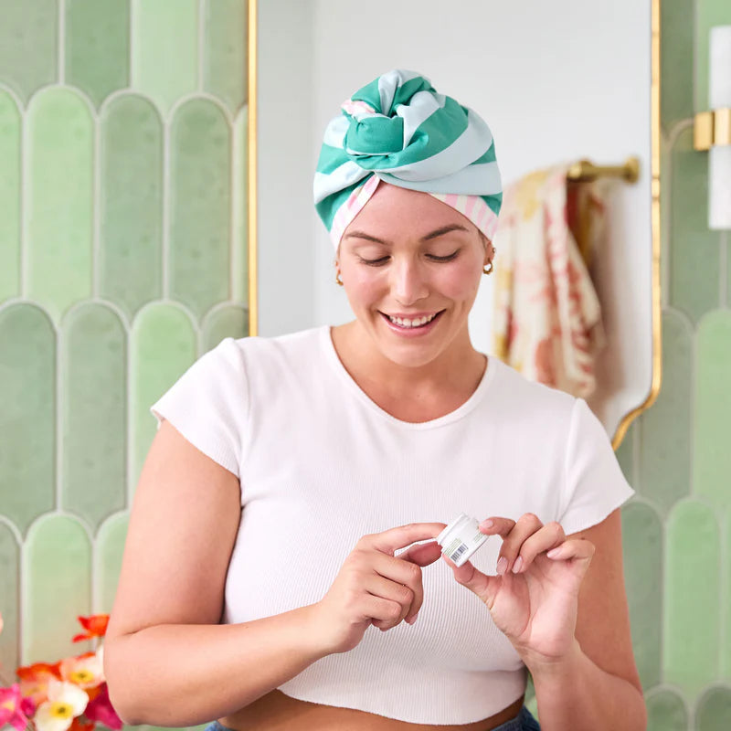 Dock & Bay Hair Wrap | Pastel Pier, Quick Dry Recycled Fabric