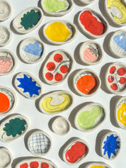 Handmade Little Dishes | Hand-painted fruit design