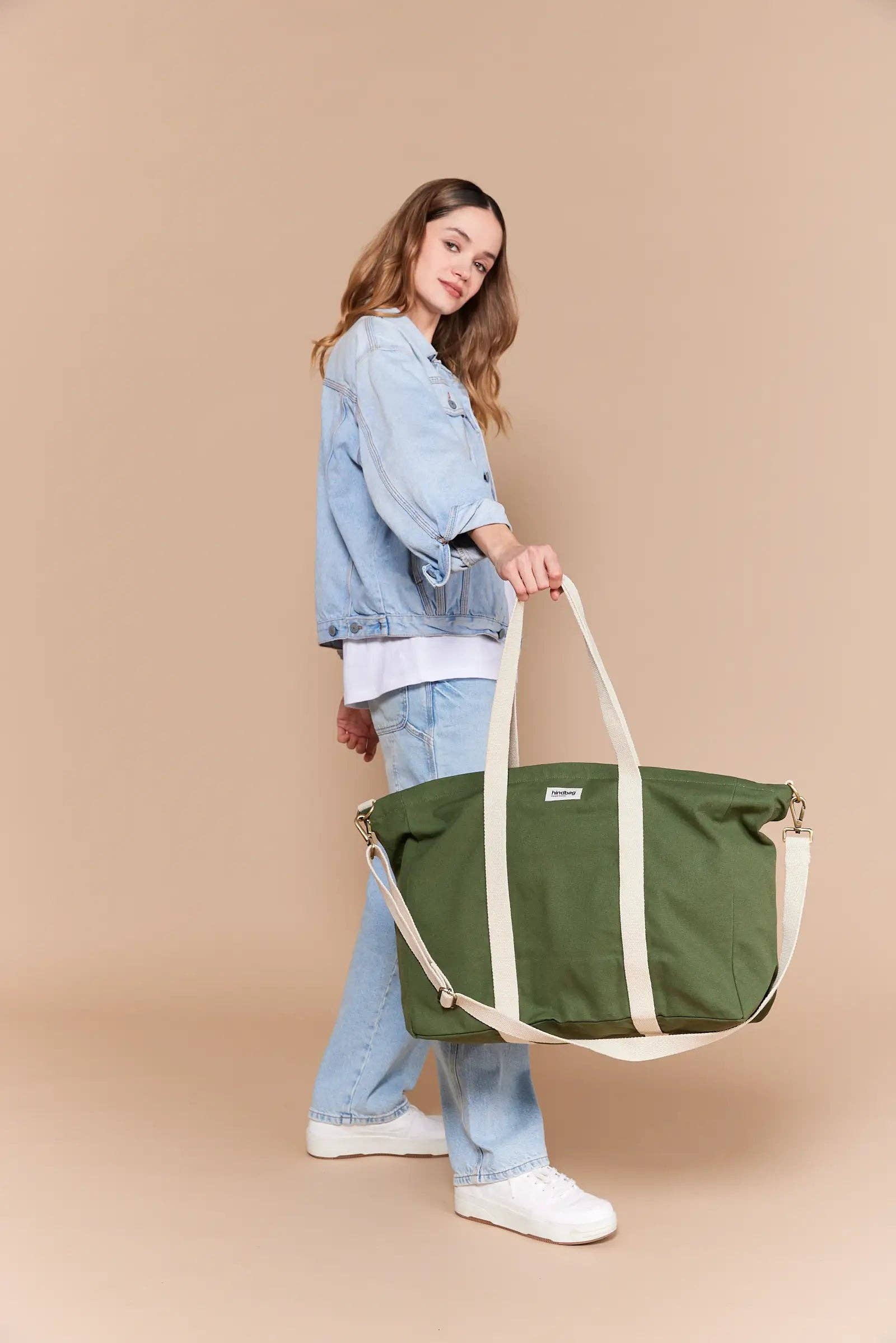 Weekend Travel Tote Bag | Olive Green