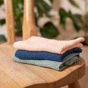 Dish Cloths - 100% Organic Cotton | Ocean