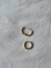 Roake Studio | Love Heart Gold Charm Earrings
