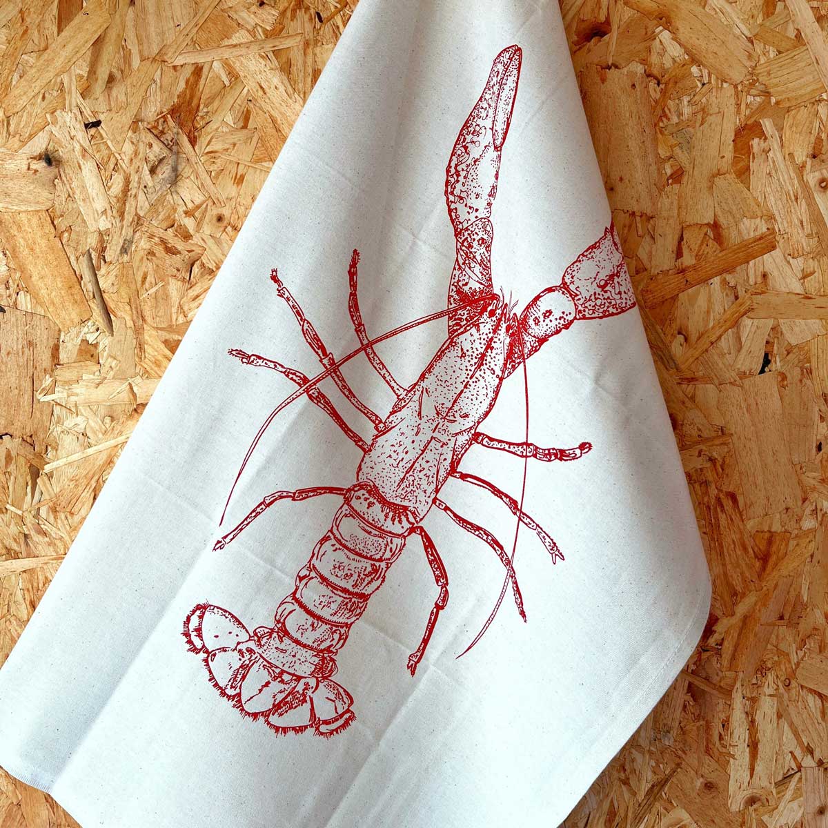 Red Lobster Tea Towel