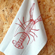 Red Lobster Tea Towel
