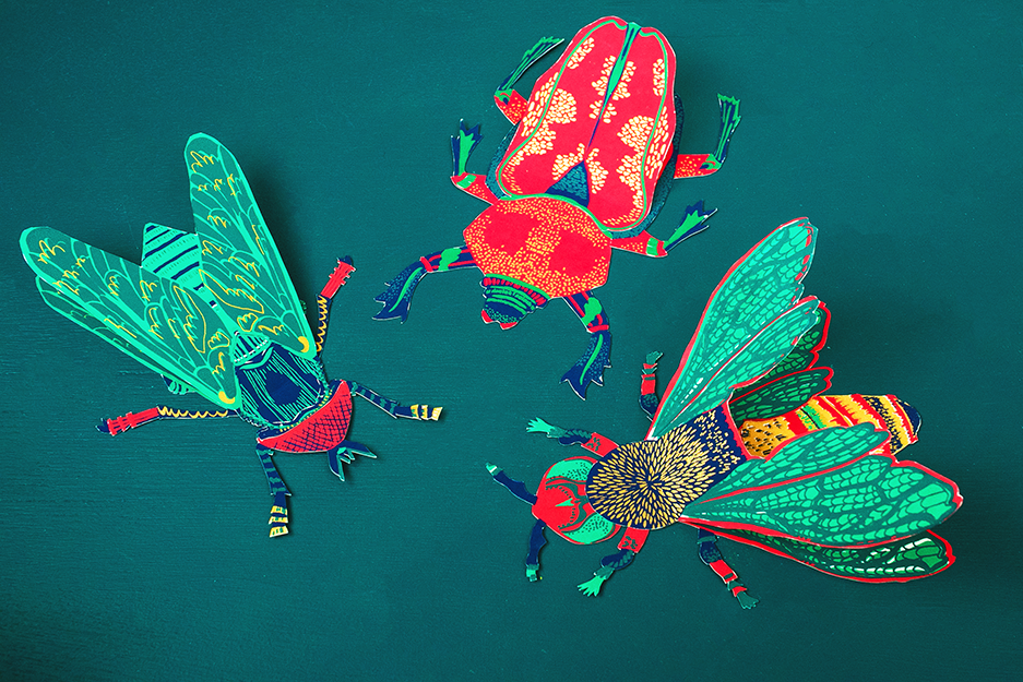 Blue Bottle Greeting Card