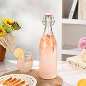 Flip Top Glass Bottle | 1 Litre