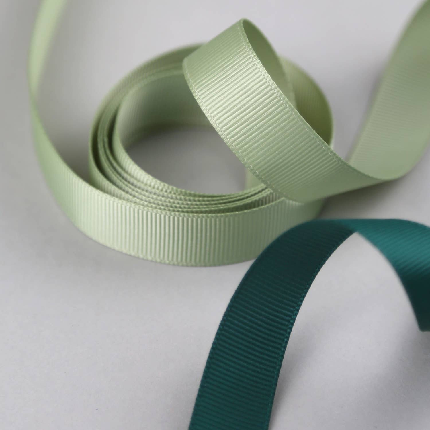 Gift ribbon grosgrain sage
