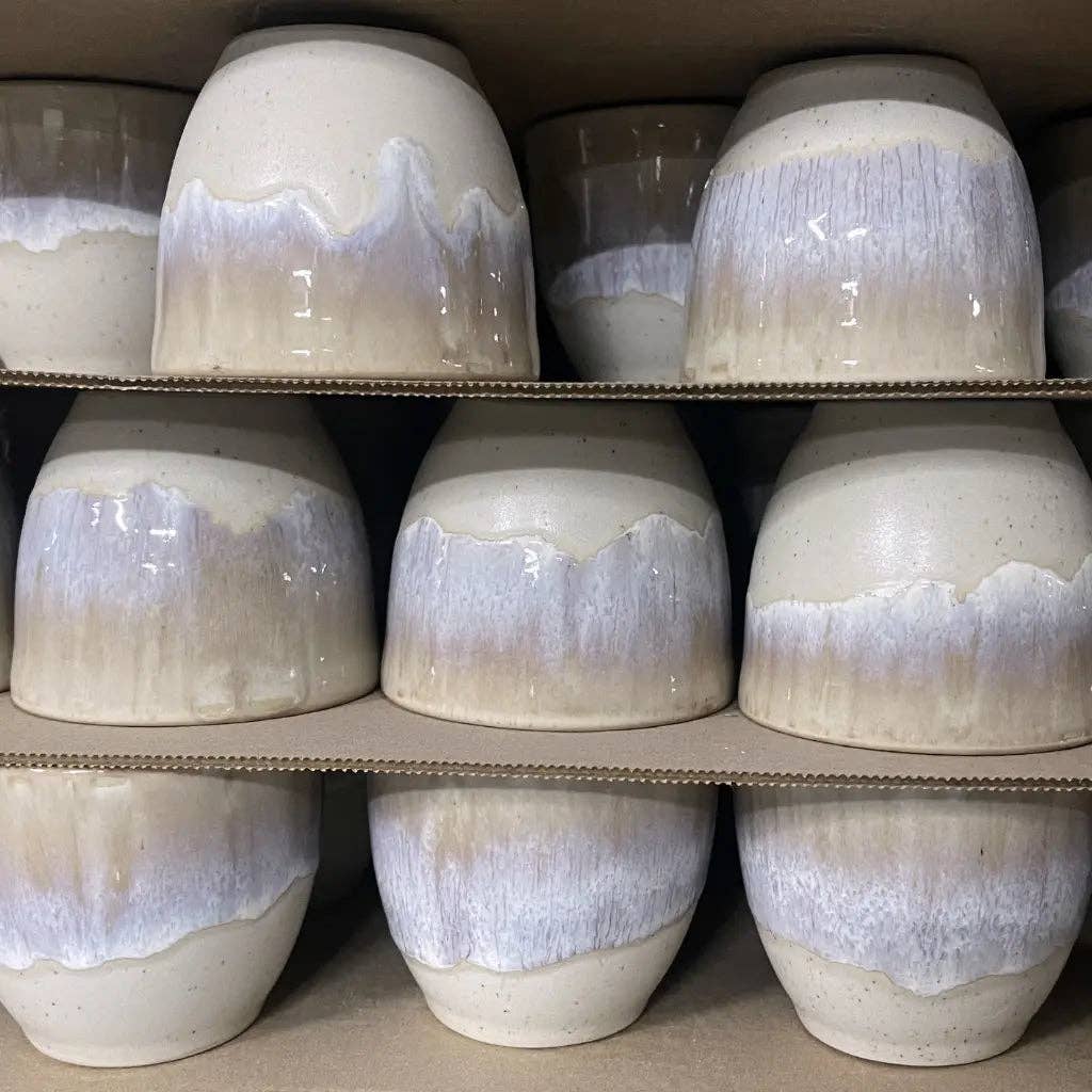 Ceramic Flat White Cup 6oz in Deia