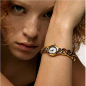 DNA Watch Gold and Pearl - Water Resistant